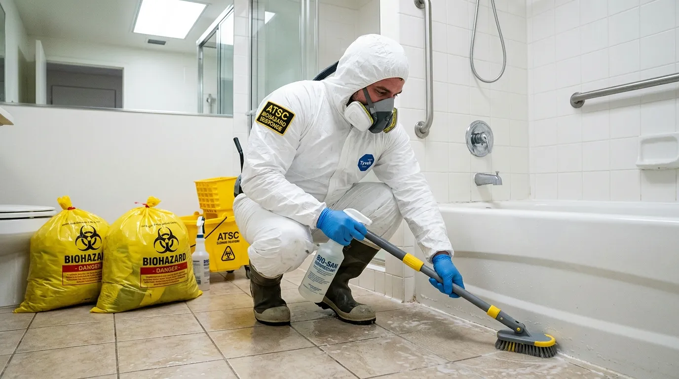 Decontamination equipment deployed for Blood Cleanup in Parkville